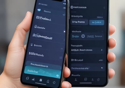 Floating cryptocurrency symbols and digital binary code cubes hover above a swirling blue water background, suggesting a connection between digital finance and fluidity.